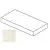 Impronta italgraniti I Travertini TR02LBA2BS Bianco Cross Cut Elemento L Angolare Sx 20mm 60x120x14