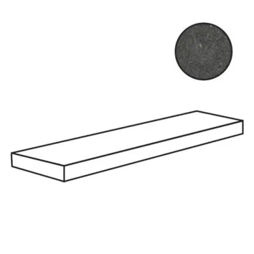 Flaviker PI.SA Nordik Stone 0004849 Angolare Plus SX Black Ret 32x120