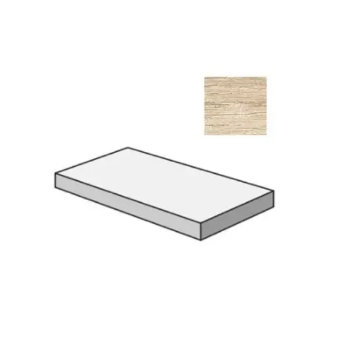 Sant Agostino Yorkwood CSAGSYHO12 Gradone Angolare Sx Honey 33x120