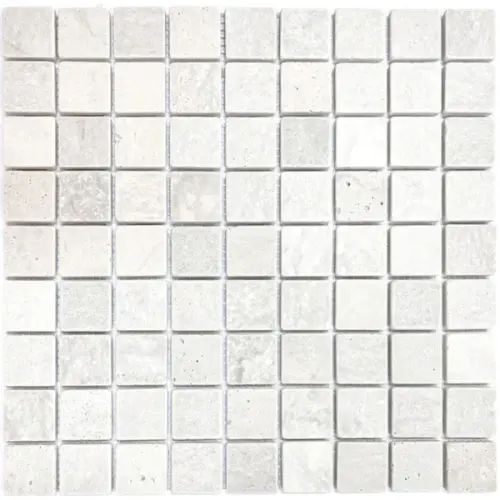 Orro Mosaic Stone Travertine Gray Tum 30,5x30,5