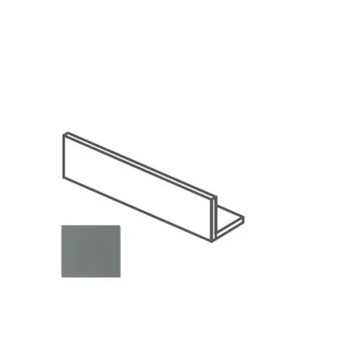 Impronta italgraniti Nuances NU03BR2 Bordo L Antracite 20x120