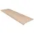 Gres de Aragon Marble Peldano RedondeadoTravertino Beige Liso 30x120