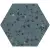 Click ceramica Tempo&amp;Inspire Hexa Blue (15 видов рисунка) 20x24