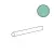 Equipe Fango 30841 Jolly Aquamarine Gloss 1,2x20