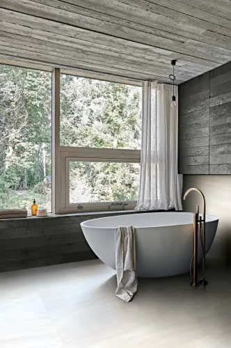 Rex Ceramiche Les Origines 770367 Argent Matt Gradino 33x120
