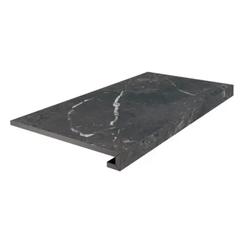 Kerama Marazzi Тубкаль KM6060G0331RGCF Фронтальная Клееная Чёрный Матовый Обрезной 33x60
