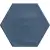 Ribesalbes Geometry Hex Navy Matt 15x17.3