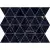 Flaviker PI.SA Supreme Evo PF60002528 Mosaico Triang Noir 34x26