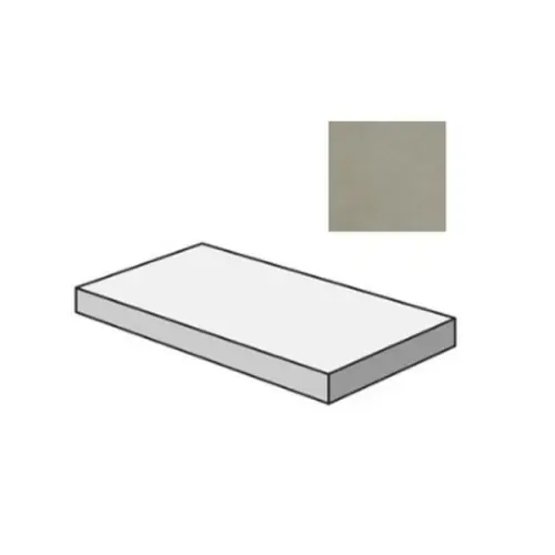Flaviker PI.SA Palette 0017495 Mud Gradone Angolare Dx 32x120 - керамическая плитка и керамогранит