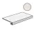 Sant Agostino Set CSAGRSCW12 Gradone Concrete White 33x120