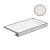 Sant Agostino Set CSAGDSCW90 Gradone Ang 90 DX Concrete White 33x90 Sant Agostino Set CSAGDSCW90 Gradone Ang 90 DX Concrete White 33x90