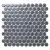 Bonaparte Керамогранитная мозаика Round Blue Gray 31,2x33