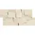 Rex Ceramiche Ardoise 739369 Modulo Muretto 3d Ivoire 30x30
