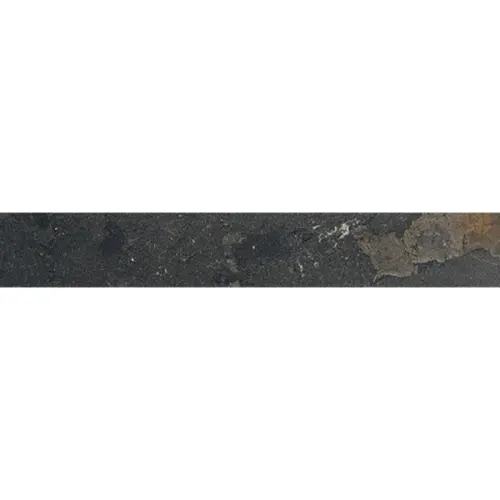 Coem Lythos IFB600R Black Battiscopa Naturale Rettificato 7,5x60,4 - керамическая плитка и керамогранит