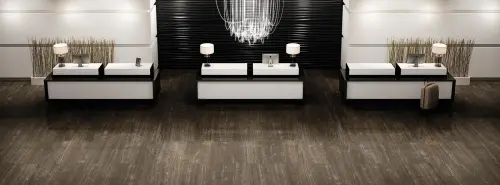 Apavisa Nanoessence 8431940285073 Black Lappato Mosaic Brick 18.44x58