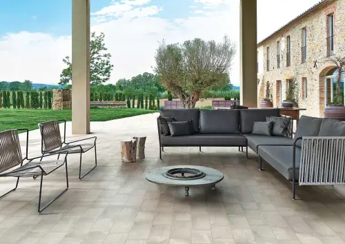 Rex Ceramiche Matieres 755970 Brun Gradino DX 120x33