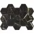Pamesa Cr Lux Malla Hex Laurants Brown 32.5x22.5