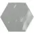 Ribesalbes Geometry Hex Grey Glossy 15x17.3 Ribesalbes Geometry Hex Grey Glossy 15x17.3