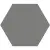 ITT Ceramic Hexa Grey 23.2x26.7