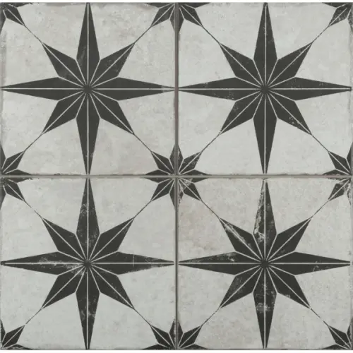 Etili Seramik Patchwork Scintilla Black Pre-Cut 45x45