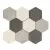 Gardenia Orchidea Mood 55140 Mosaico Esagoni T9 Mix Freddo 40x35