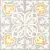 Simpolo Motif Mustard 19,8x19,8 Simpolo Motif Mustard 19,8x19,8