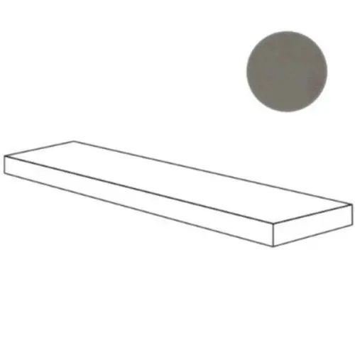 ABK Crossroad Chalk 0001229 Angolare Top Dx Smoke Ret 32x120 - керамическая плитка и керамогранит