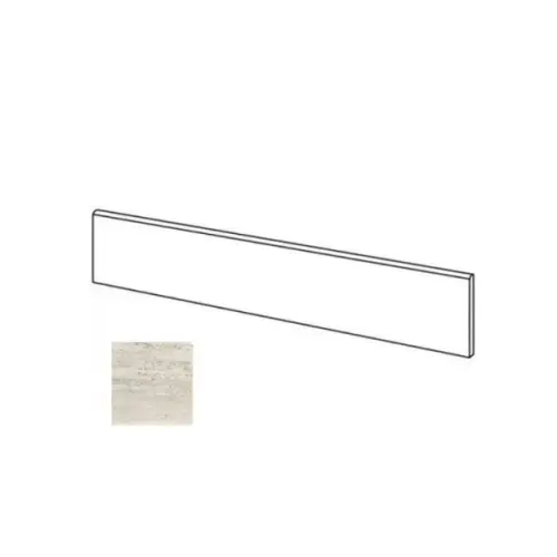 Impronta italgraniti I Travertini TR0576 Battiscopa Grigio Vein Cut 7x60