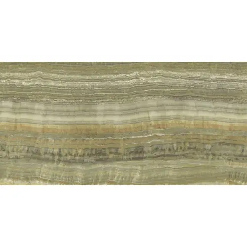 Ariostea Ultra Onici UO6SK37558 Green Onyx Vein Cut Silky 6mm 37,5x75