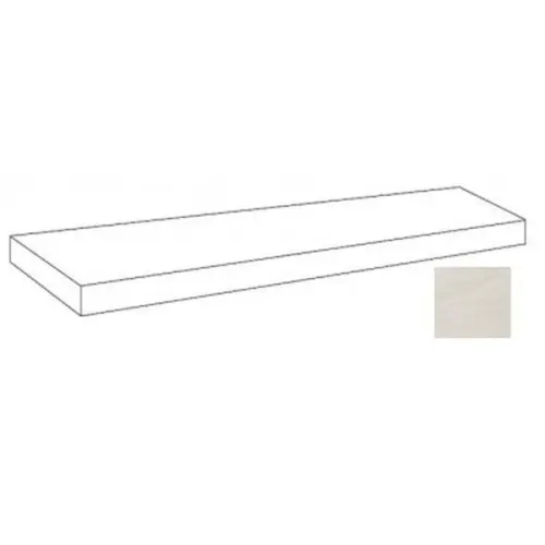 Atlas Concorde Russia Forte Dei Marmi Rock 600010002437 Tiffany White Scalino Angolo Sx 120 33x120