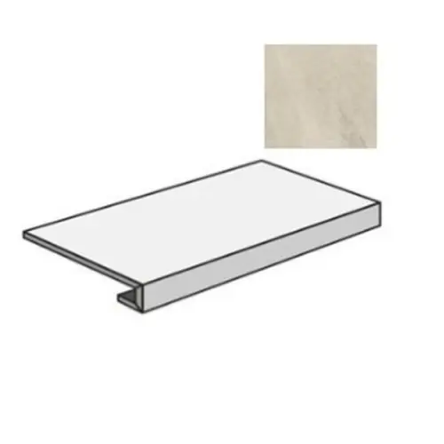 Sant Agostino Bergstone CSAGRBIV12 Gradone Ivory 33x120