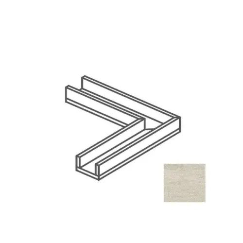 Impronta italgraniti Dorset DR03CAA6 Canalina Angolare Beige Cross Cut 14x60x8
