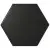 Equipe Scale 21909 Hexagon Black Matt 10.7x12.4