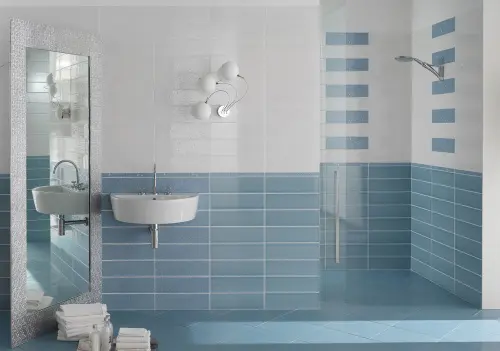 AlfaLux Ceramiche Glitter 7183969 Listone Blu Gloss 3x41