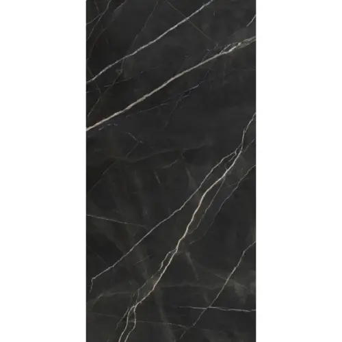 Venux Surface Calacatta Black Gloss Polished 6mm 160x320 - керамическая плитка и керамогранит