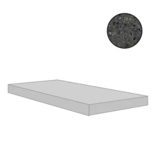 Cerim Ceramiche Match Up 772288 Ceppo Liquor Mix Angolo Gradino Dx 33x120