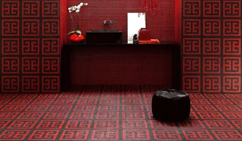 Bisazza Decori Opus Romano 06004521SL Catina Rosso 58.6x58.6