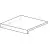 Atlas Concorde Marvel Stone ATGY Clauzetto White Scalino Ang. Sx 33x33