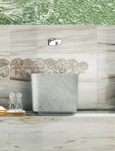 Impronta italgraniti Marmi imperiali wall MM03BR Emperador Tuana Bordo 5x90