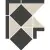TopCer Portree Black Corner 23.6x23.6 TopCer Portree Black Corner 23.6x23.6