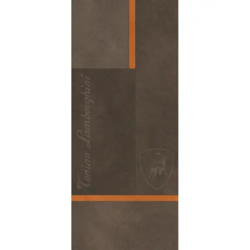 Tonino Lamborghini Korium 167584 Brown Orange Square Logo 120x280 - керамическая плитка и керамогранит