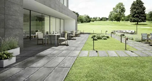 Zerde tile Etna Dark Grey рельеф 30x60