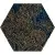Grupa Paradyz Urban Colours Blue Inserto Heksagon B 19.8x17.1