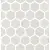 Impronta italgraniti Silver Grain SI01MESM White Mosaico Esagonetta Mix 30x31
