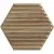 Grupa Paradyz Woodskin Grys Heksagon Struktura B sciana 19,8x17,1