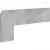 Exagres Opera Zanquin Recto Silver Izqda лев. угловой 17.5x42.3
