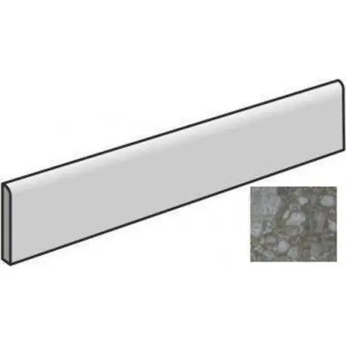 Atlas Concorde Russia Forte Dei Marmi Quark 610130007530 Ceppo Apuano Quartz Battiscopa Matt 7,2x80