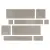 ABK Unika UKR20150 Grey Mix Wall Rett 60x80