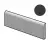 Equipe Magma 24992 Bullnose Black Coal 6.5x20