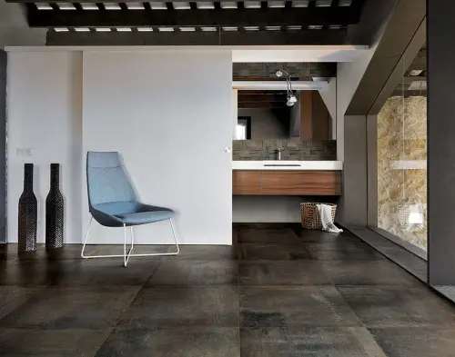 Rex Ceramiche Matieres 755970 Brun Gradino DX 120x33